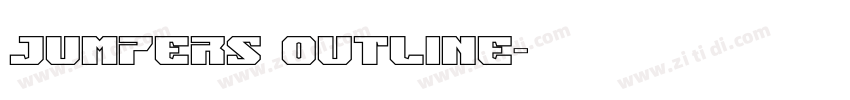 jumpers outline字体转换